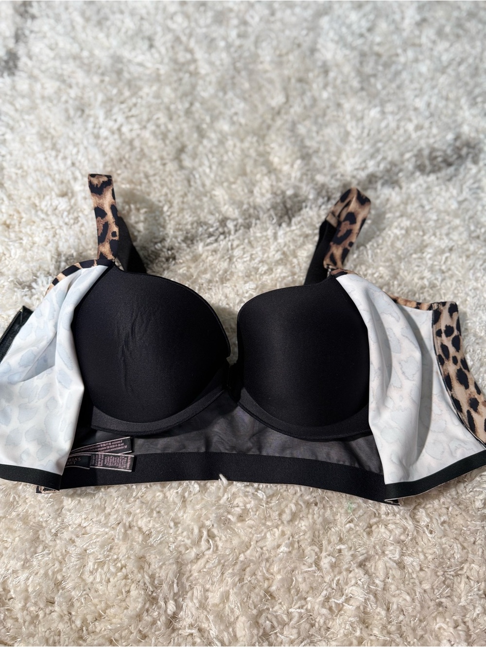 Victoria’s Secret Knockout by VS Front-Close Support Size Cheetah Print Sz 34DD - Picture 5 of 14